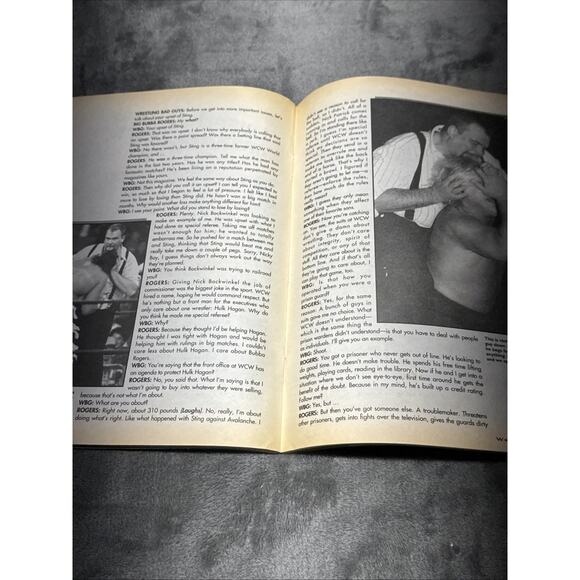 Wrestling Bad Guys Magazine Hulk Hogan WCW Summer 1995 Wrestlemania XI - Picture 7 of 10